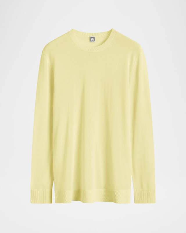 Long-Sleeve Cashmere Oversized Sweat